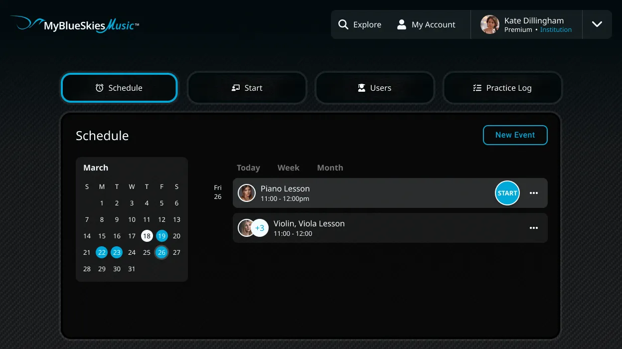MyBlueSkiesMusic screenshot 2