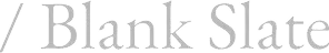 Blank Slate logo